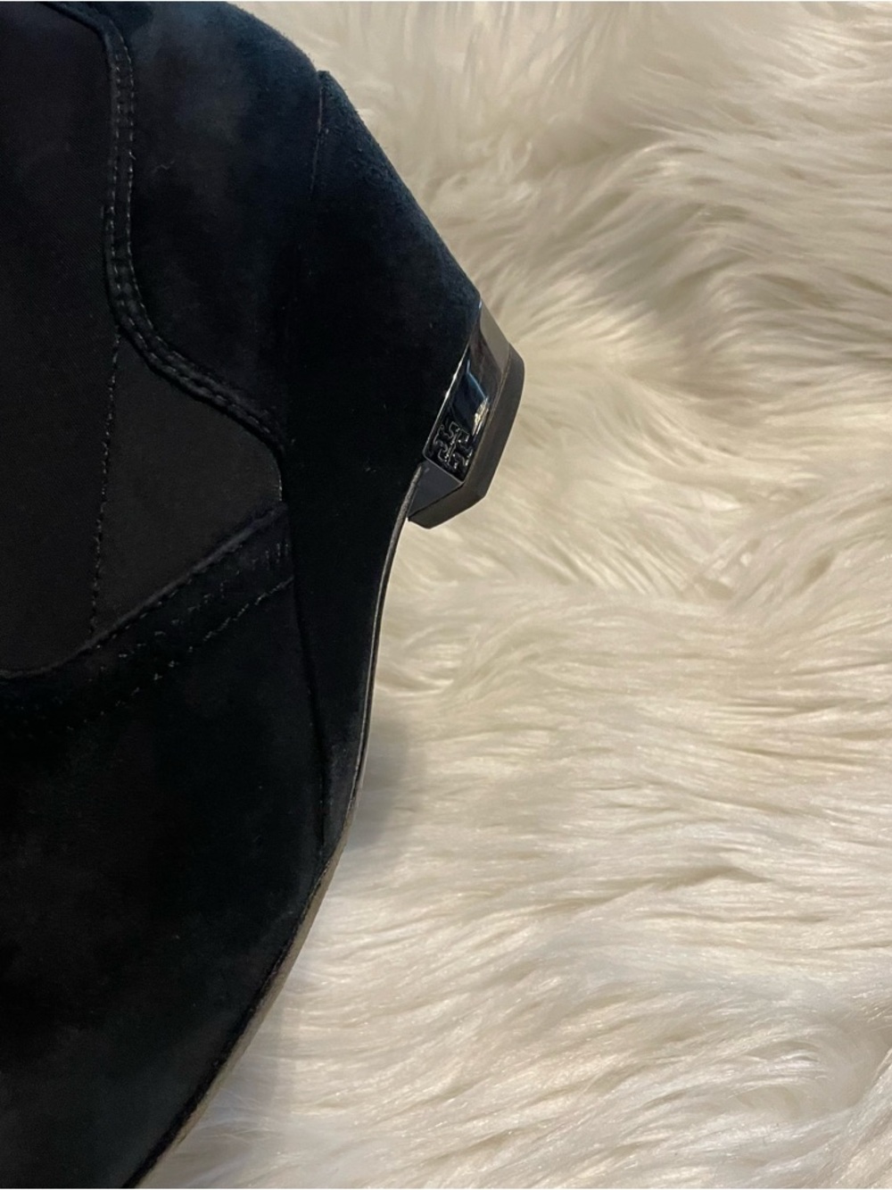 Tory Burch Suede Soc Bootie - Picture 12 of 13